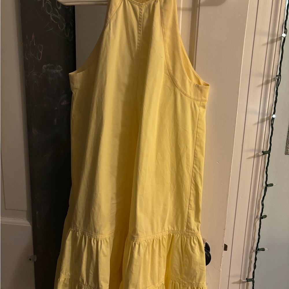 Rebecca Taylor Pale Yellow Sleeveless Shift Dress